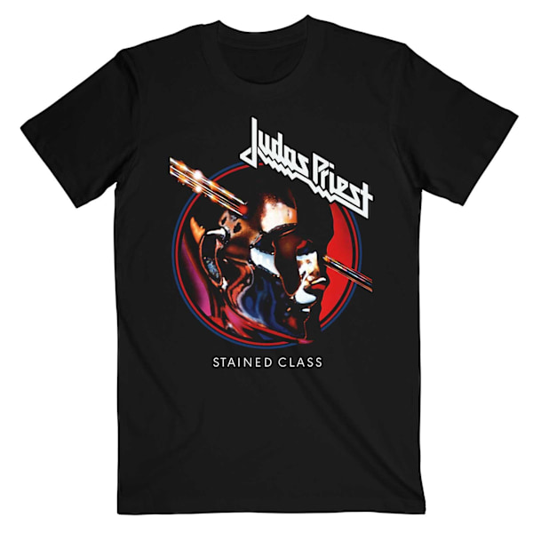 Judas Priest Unisex Adult Stained Class Circle T-Shirt L Svart Black L