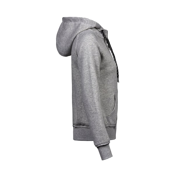 Tee Jays Dam/Damer Full Zip Hooded Sweatshirt M Heather Gre Heather Grey M