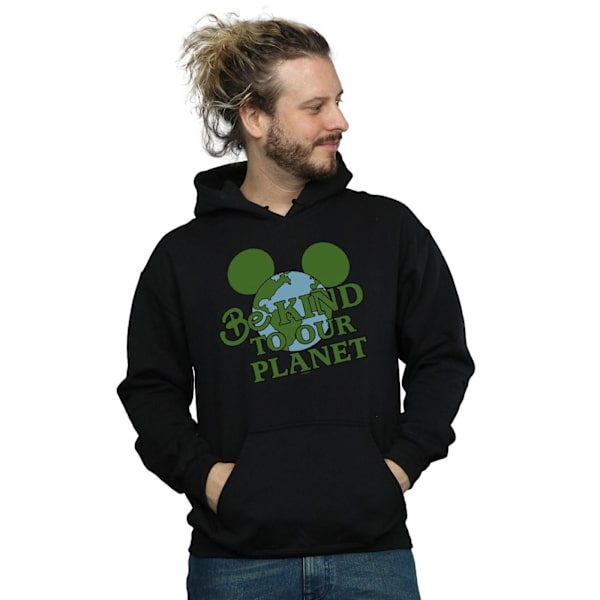 Disney Herr Mickey Mouse Be Kind Hoodie 5XL Svart Black 5XL