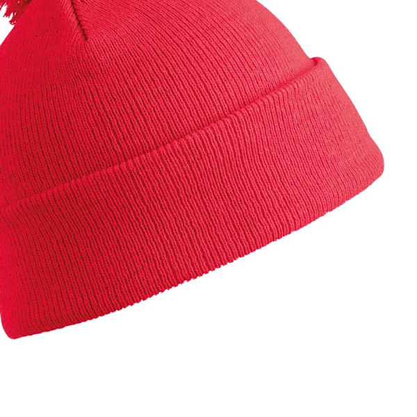 Result Barn/Barn Vinter Essentials Pom Pom Mössa En Storlek Red One Size