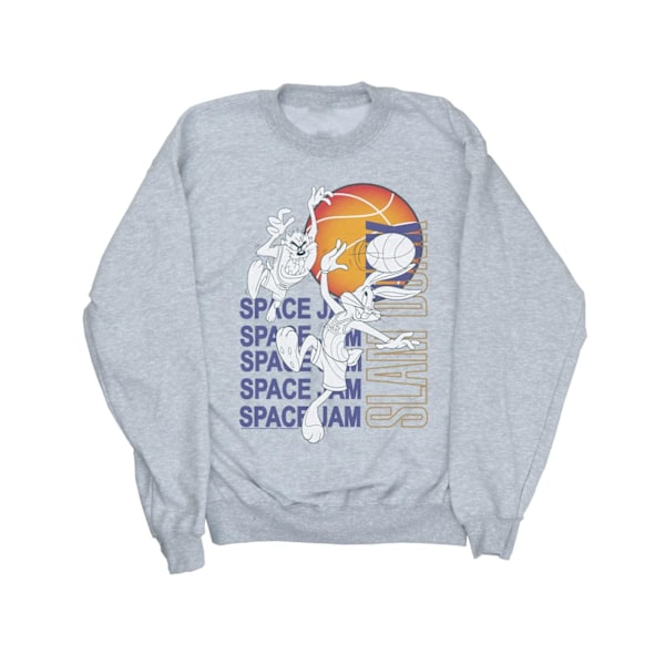 Space Jam: A New Legacy Boys Slam Dunk Alt Sweatshirt 5-6 år Sports Grey 5-6 Years