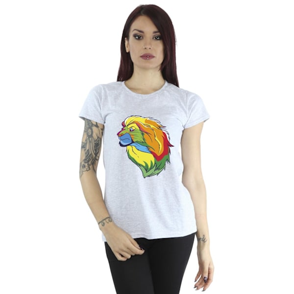 Disney Dam/Dam The Lion King Colours Bomull T-shirt S Spo Sports Grey S