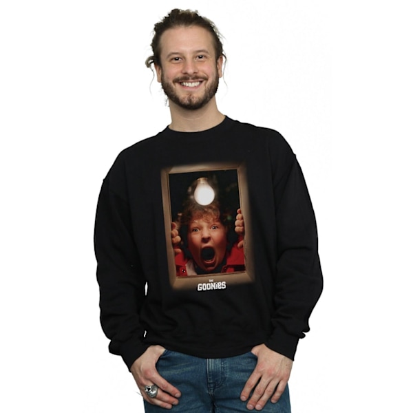 The Goonies Mens Chunk Scream Sweatshirt 4XL Svart Black 4XL