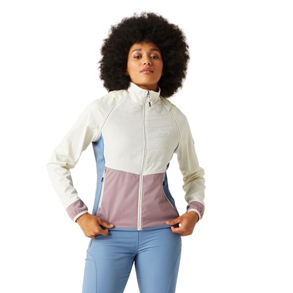 Regatta Dam/Kvinnor Steren II Hybrid Jacka 16 UK Vit/Heather White/Heather Blue 16 UK