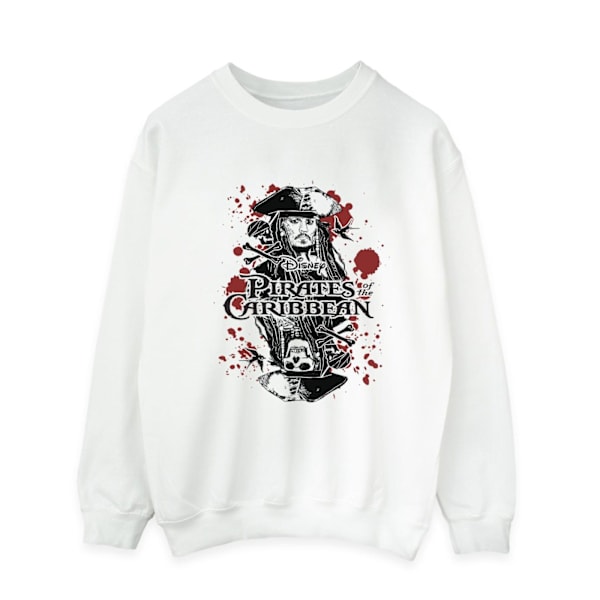 Pirates of the Caribbean Jack Sparrow Sweatshirt för män XL Vit White XL