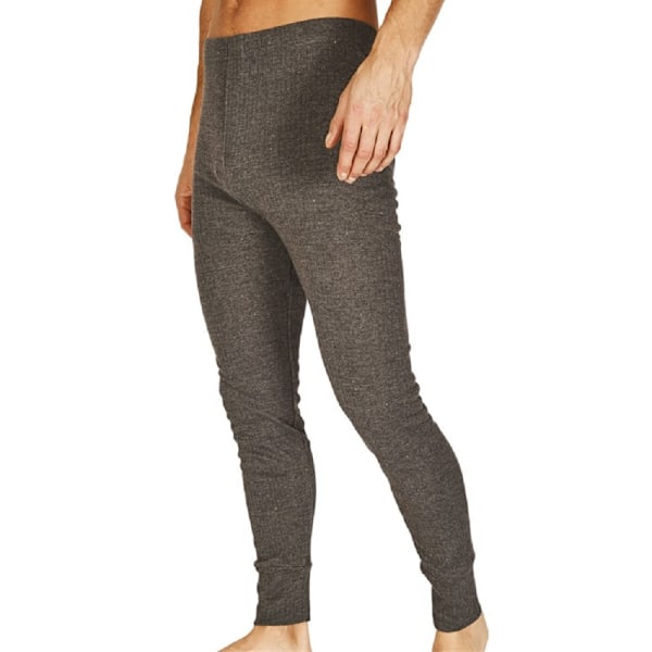 Absolute Apparel Herr Termisk Långkalsong L Charcoal Charcoal L