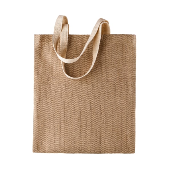Kimood Dam/Dammönstrad Juteväska (2-pack) En Storlek Na Natural/Cappucino One Size