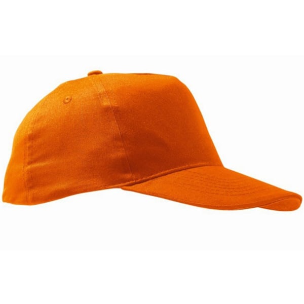 SOLS Unisex Sunny 5 Panel Baseball Cap ONE Orange Orange ONE