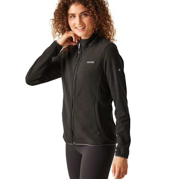 Regatta Clemence IV Fleece med hel dragkedja för dam, storlek 16 UK, Svart Black 16 UK
