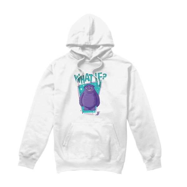 IF Herr What If Blue Stars Hoodie XL Vit White XL