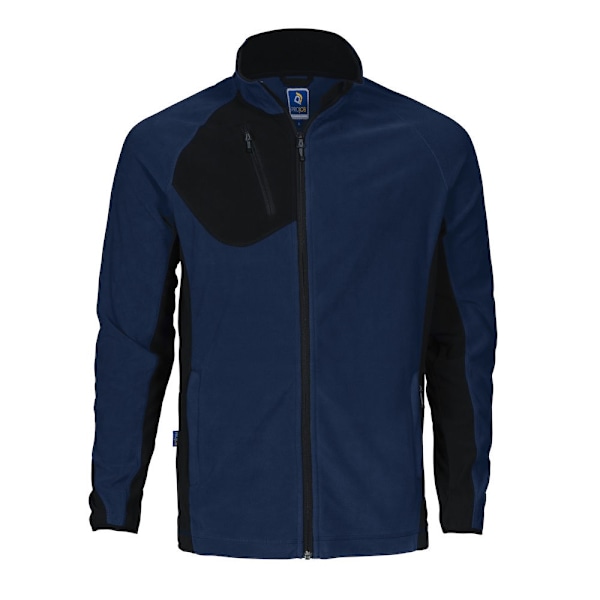 Projob Herr Microfleece Jacka 4XL Marinblå Navy 4XL