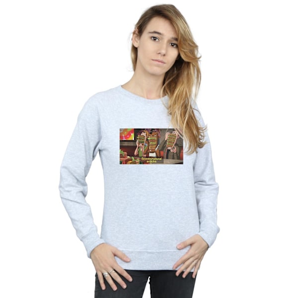 Scoobynatural Dam/Kvinnor Övernaturliga Snacks Sweatshirt XL S Sports Grey XL