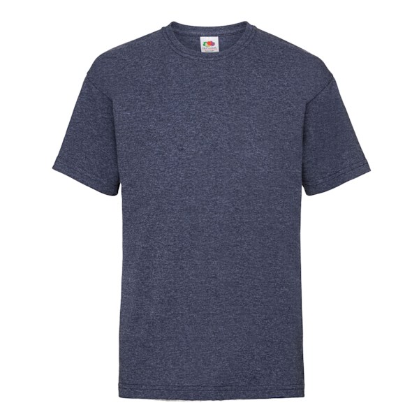 Fruit of the Loom Barn/Barn Valueweight T-shirt 14-15 Vint Vintage Heather Navy 14-15