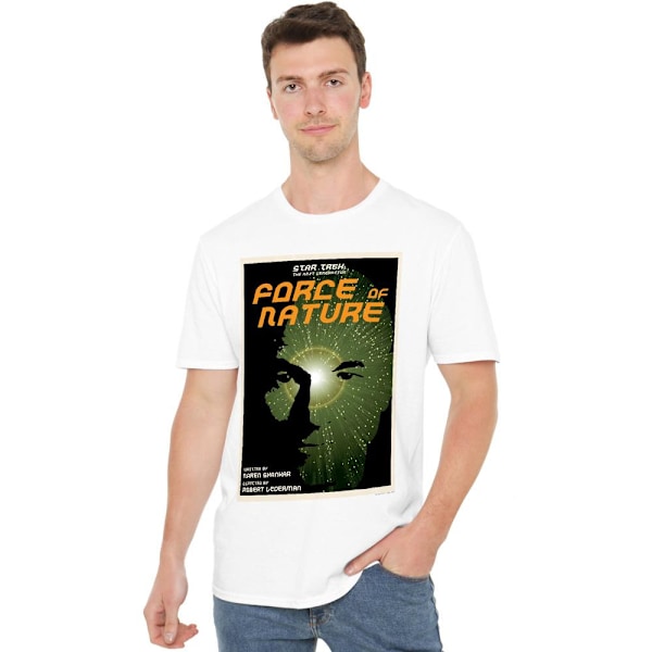 Star Trek Herr The Next Generation Säsong 7 Avsnitt 9 T-Shirt 4 White 4XL