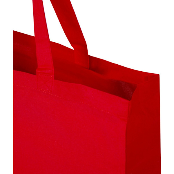 Odessa Återvunnen Bomulls Tote Bag Storlek One Röd Red One Size