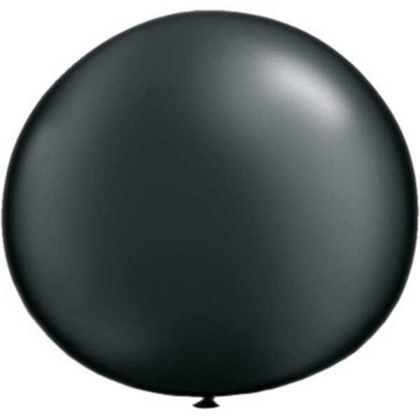 Qualatex 5-tums rena latex-partyballonger (paket med 100 stycken) (48 Co. Pearl Onyx Black One Size
