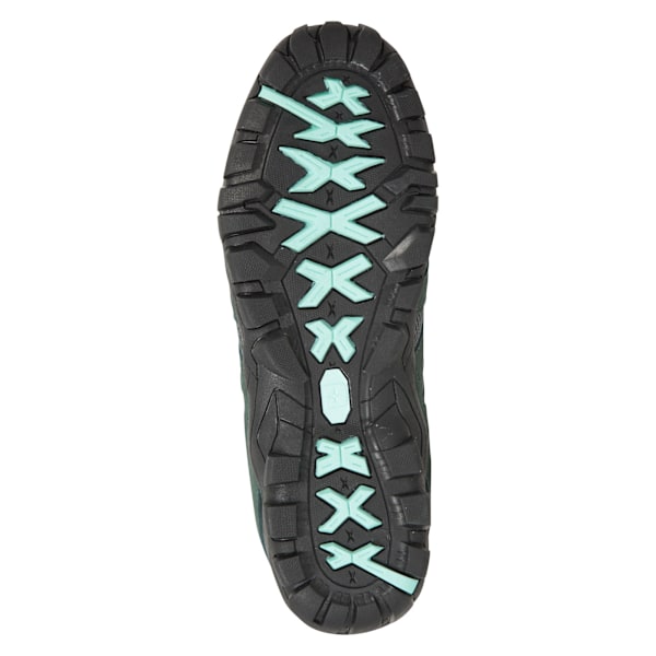Mountain Warehouse Dam/Dam Outdoor II Mockaskinn Vandringsskor Dark Grey/Petrol 6 UK