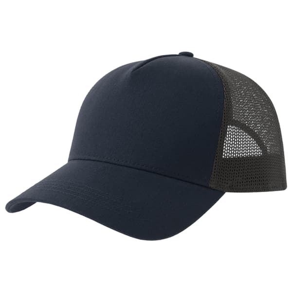 Atlantis Rapper 5-panels Bomull Hållbar Truckerkeps One Size Dark Grey/White One Size