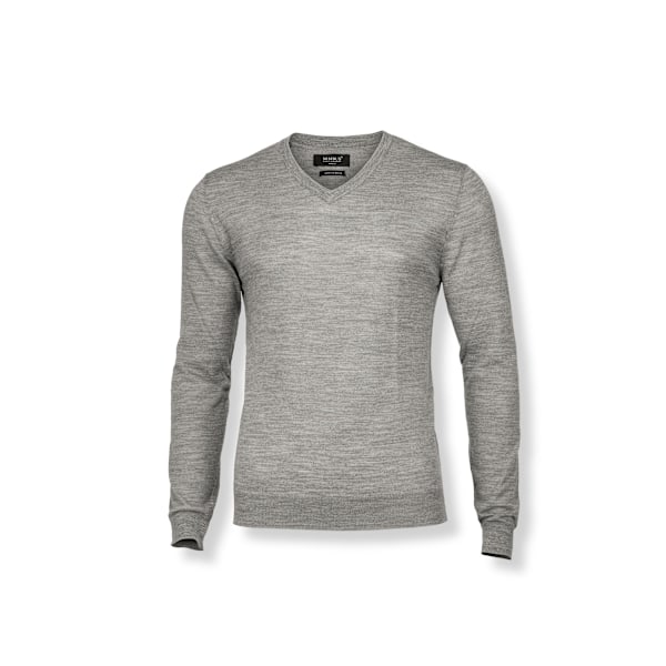 Nimbus Ashbury Stickad V-ringad Tröja M Grå Melange Grey Melange M