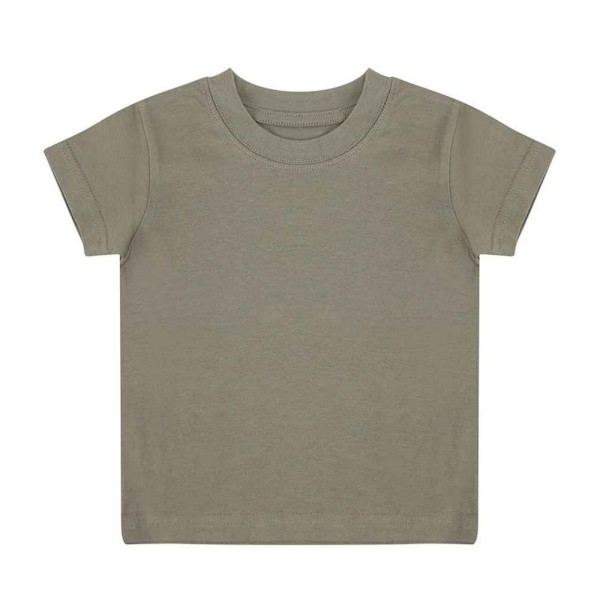 Larkwood Baby Plain T-Shirt 0-6 månader Khaki Green Khaki Green 0-6 Months