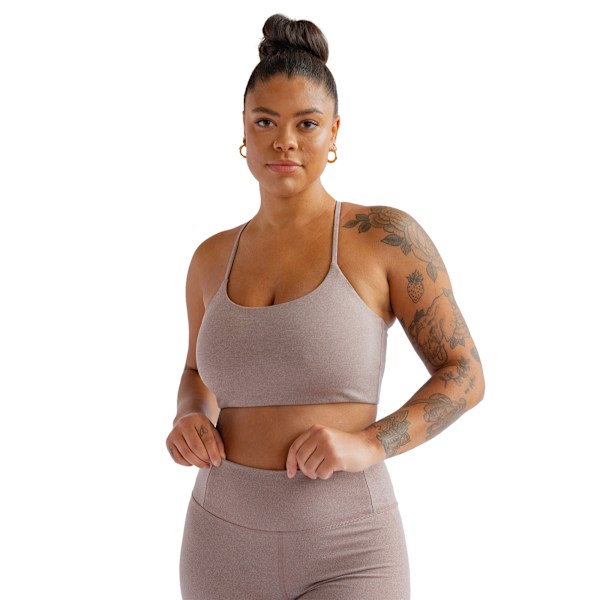 Girlfriend Collective Dam/Kvinnor Float Juliet Axelbandslös BH S Heather Cocoon S