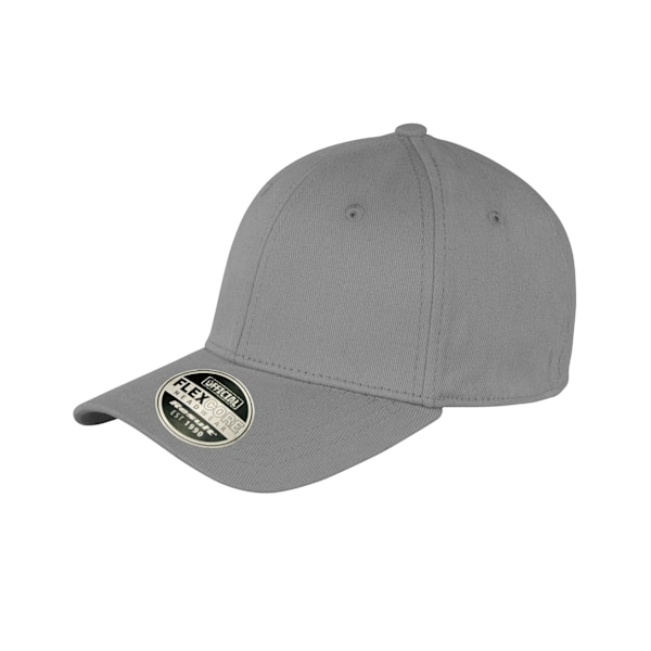 Result Headwear Kansas Flex Baseball Cap S-M Cool Grey Cool Grey S-M