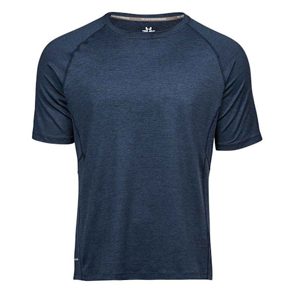 Tee Jays CoolDry T-shirt XXL Marinblå Melange Navy Melange XXL