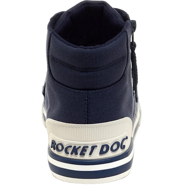 Rocket Dog Jazzin Hi Sneakers för damer, marinblå, storlek 4 UK Navy 4 UK