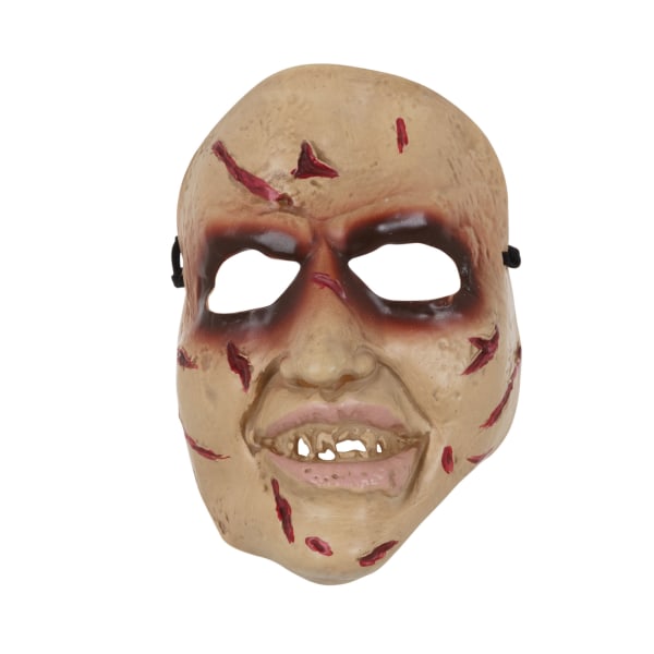 Bristol Novelty Unisex Halloween Skräck Smiling Face Mask One S Beige/Red One Size