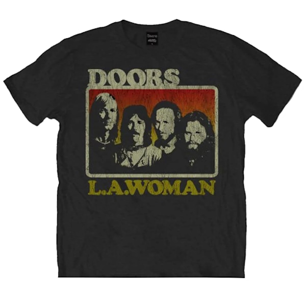 The Doors Unisex Adult LA Woman T-Shirt L Svart Black L