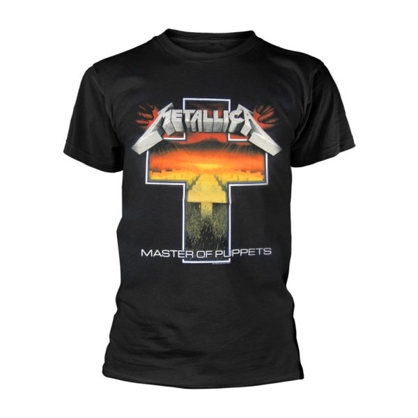 Metallica Unisex Adult Master Of Puppets Cross T-shirt XL Svart Black XL