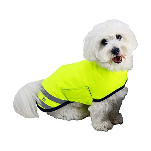 HyVIZ Reflector Waterproof Dog Coat XXS Gul Yellow XXS