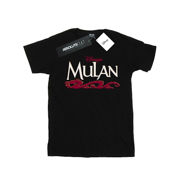 Disney Boys Mulan Script T-shirt 12-13 år Svart Black 12-13 Years