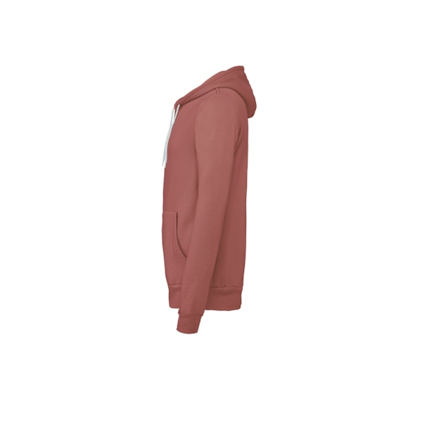 Bella + Canvas Unisex Vuxen Fleece Full Zip Hoodie XS Mauve Mauve XS