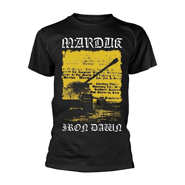 Marduk Unisex Adult Iron Dawn Back Print T-Shirt S Svart Black S