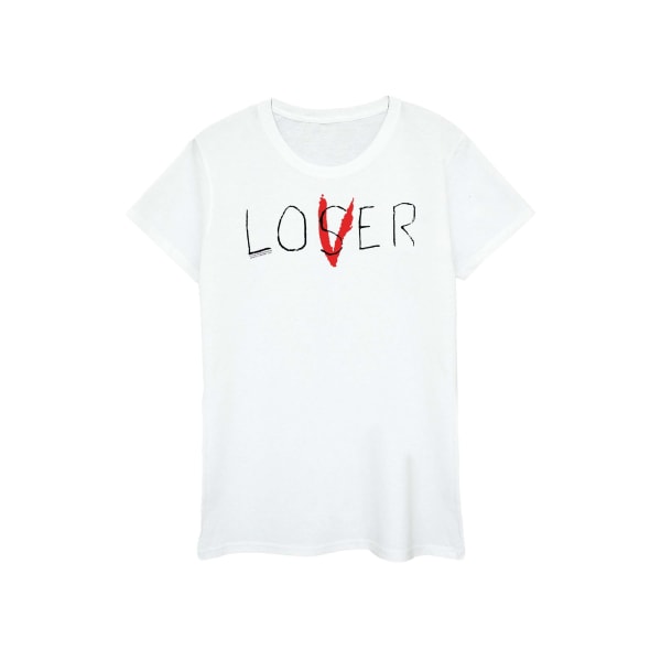 It Womens/Ladies Loser Lover Cotton Boyfriend T-Shirt XXL Black Black XXL