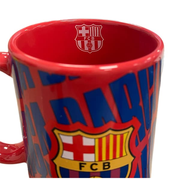 FC Barcelona Barca 315ml Mugg 9cm x 8cm Blå/Röd Blue/Red 9cm x 8cm
