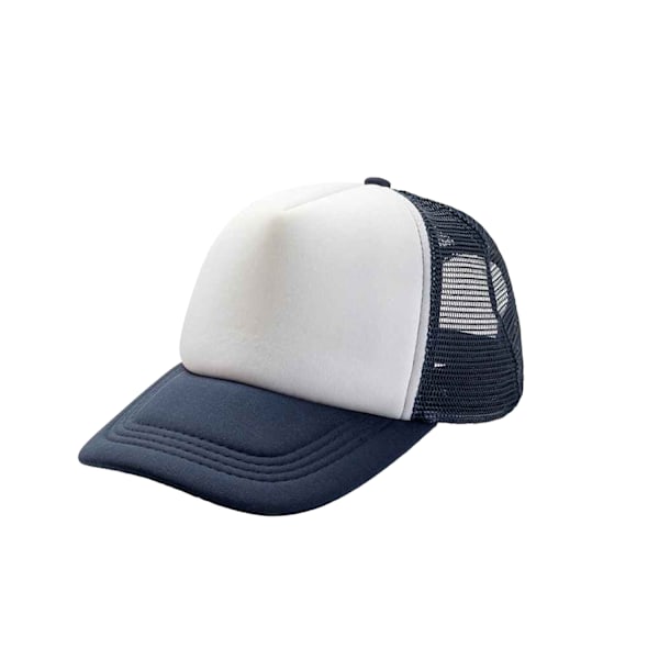 Result Core Half Mesh Truckerkeps One Size Marinblå/Vit Navy/White One Size