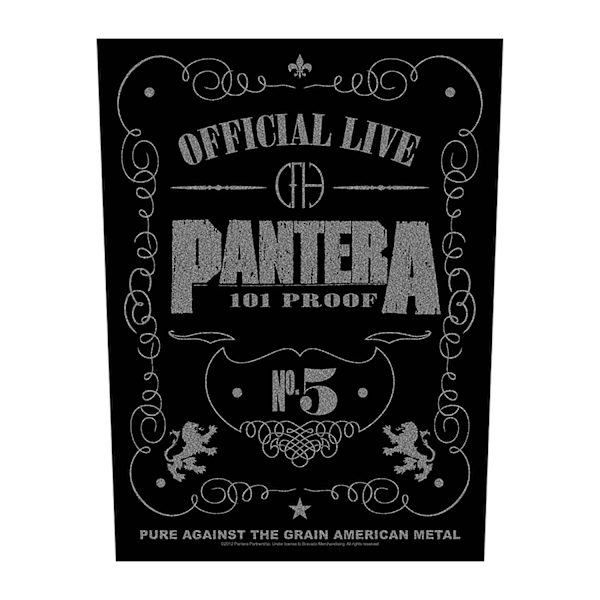 Pantera 101 Proof Patch One Size Svart/Grå Black/Grey One Size