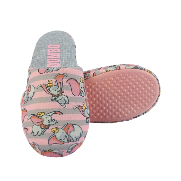 Disney Dam/Damtofflor Dumbo 3 UK-4 UK Rosa/Grå Pink/Grey 3 UK-4 UK