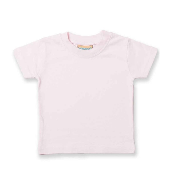 Larkwood Baby Enkelt T-shirt 6-12 Månader Ljusrosa Pale Pink 6-12 Months