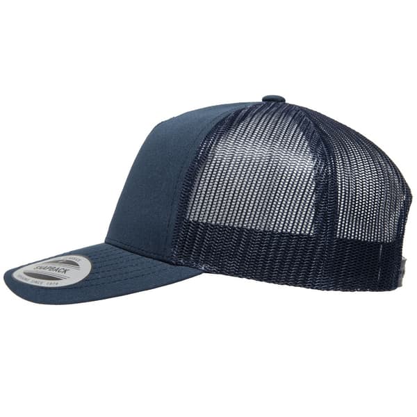 Flexfit By Yupoong 5 Panel Retro Trucker Cap One Size Navy Navy One Size