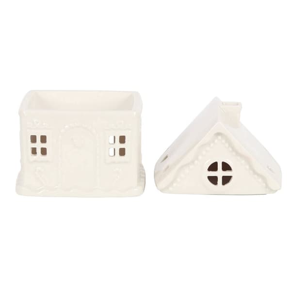 Something Different Pepparkakshus Oljelampa En Storlek Vit White One Size