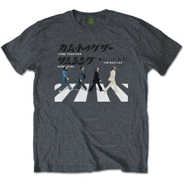 The Beatles Unisex Adult Abbey Road Japansk T-shirt L Heather Heather Grey L