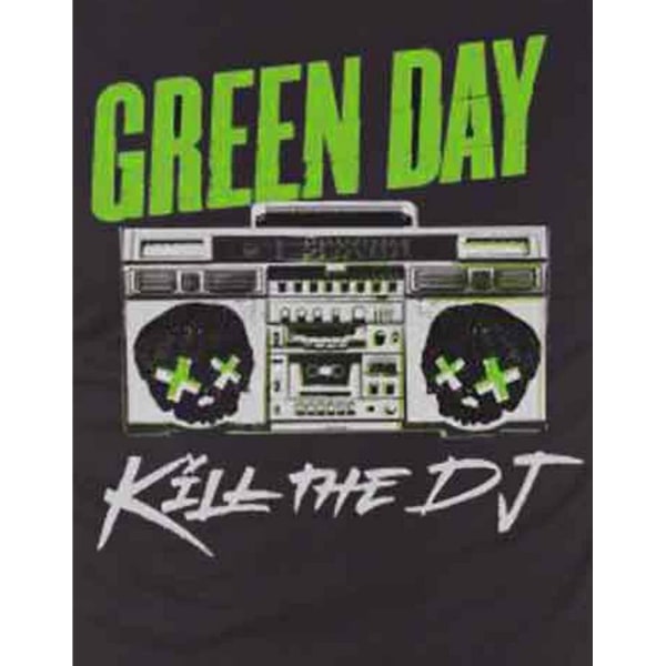 Green Day Unisex Vuxen Kill the DJ T-shirt L Svart Black L