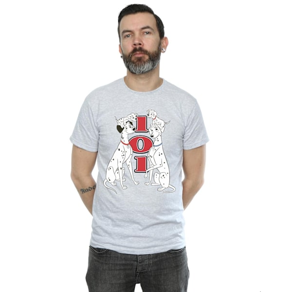 Disney Herr 101 Dalmatiner Familj T-shirt XL Sports Grey Sports Grey XL