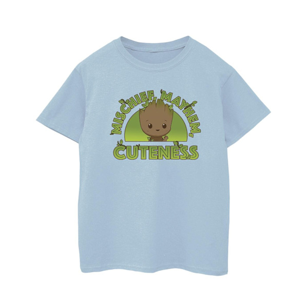 Marvel Boys I Am Groot Mischief Mayhem T-shirt 3-4 år Baby Blå Baby Blue 3-4 Years