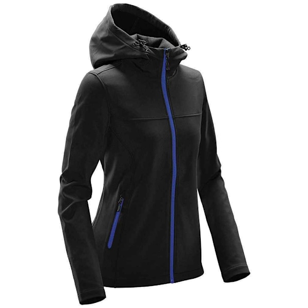 Stormtech Dam/Kvinnor Orbiter Hooded Soft Shell Jacka M Svart Black/Azure M