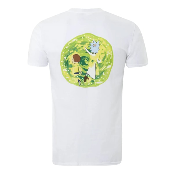 Rick And Morty Portal Pojkvän T-shirt för kvinnor/damer XL Vit White XL