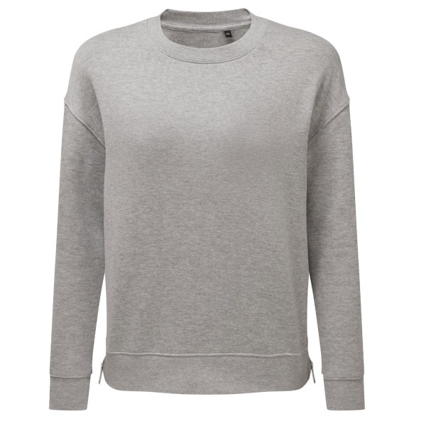 TriDri Dam/Dam Heather Recycled Zip Sweatshirt L Gre Grey L